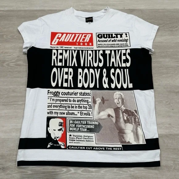 Exclusive Jean Paul Gaultier Designer Tshirt. - Picture 2 of 12